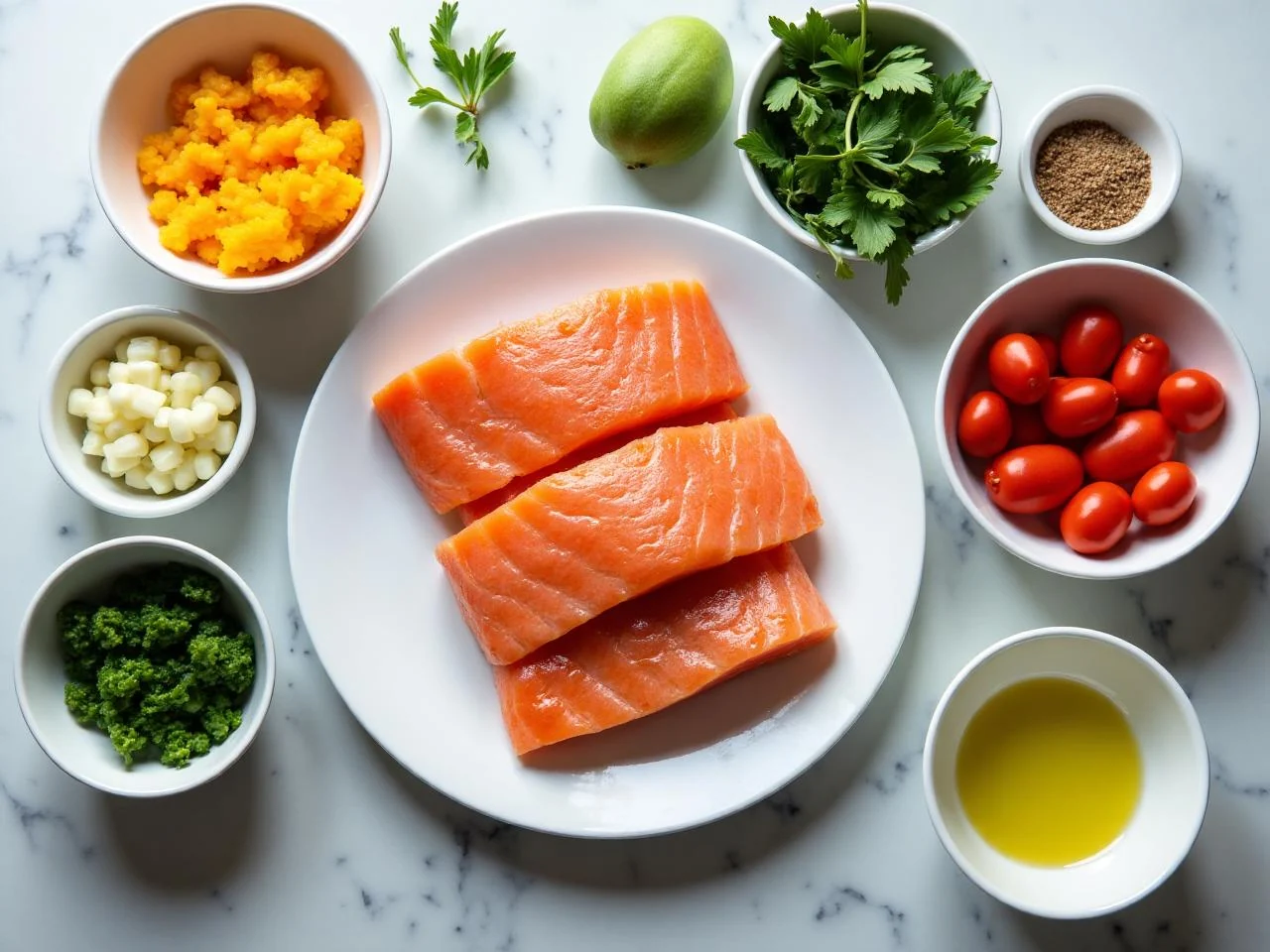 Ingredients for Grilled Swordfish