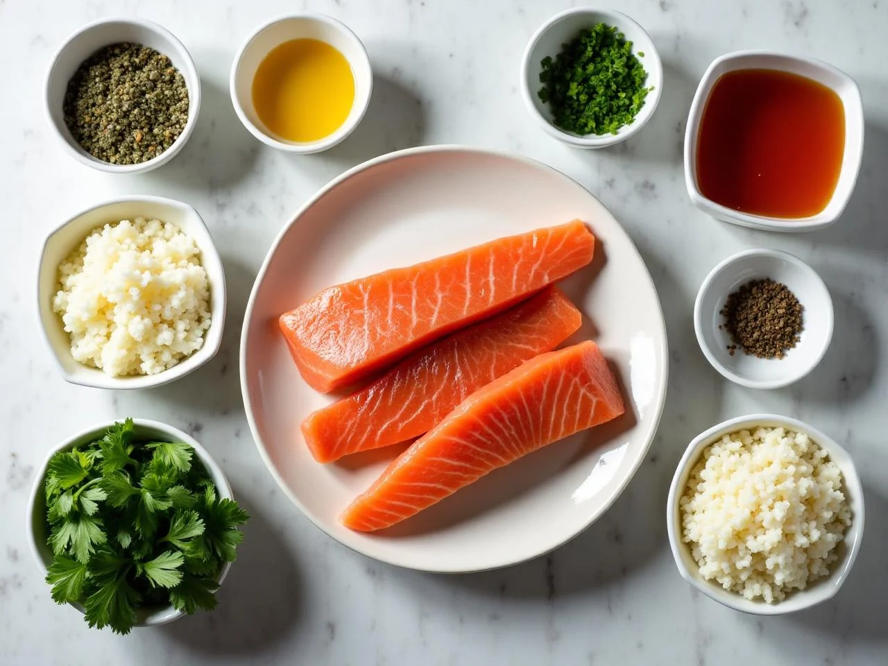 Ingredients for Grilled Swordfish Steaks