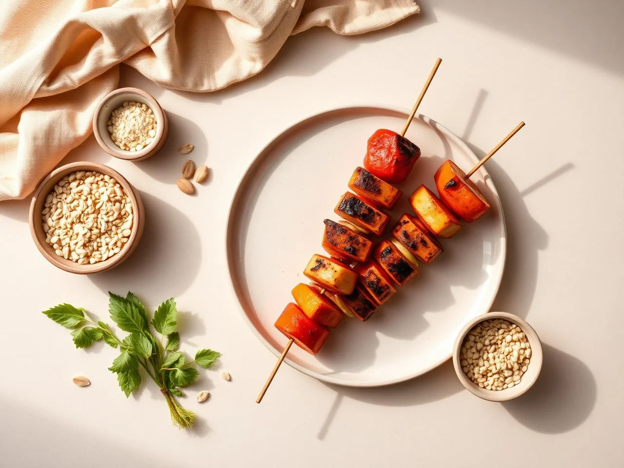 Grilled Vegetable Skewers