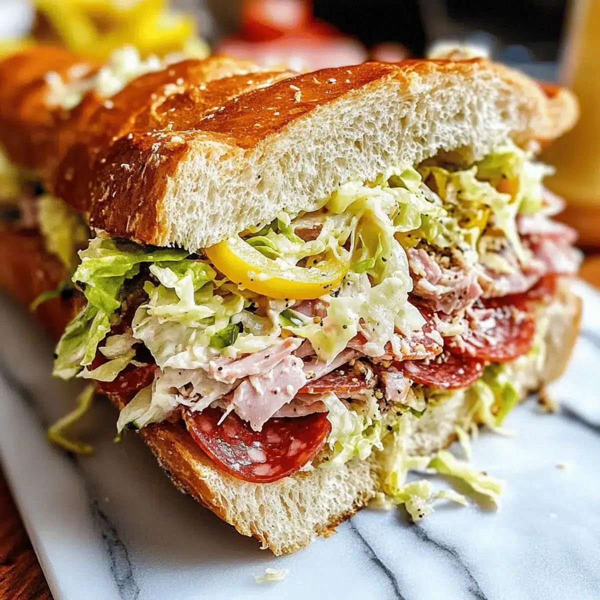 Grinder Salad Sandwich: A Flavor-Packed Delight for All!