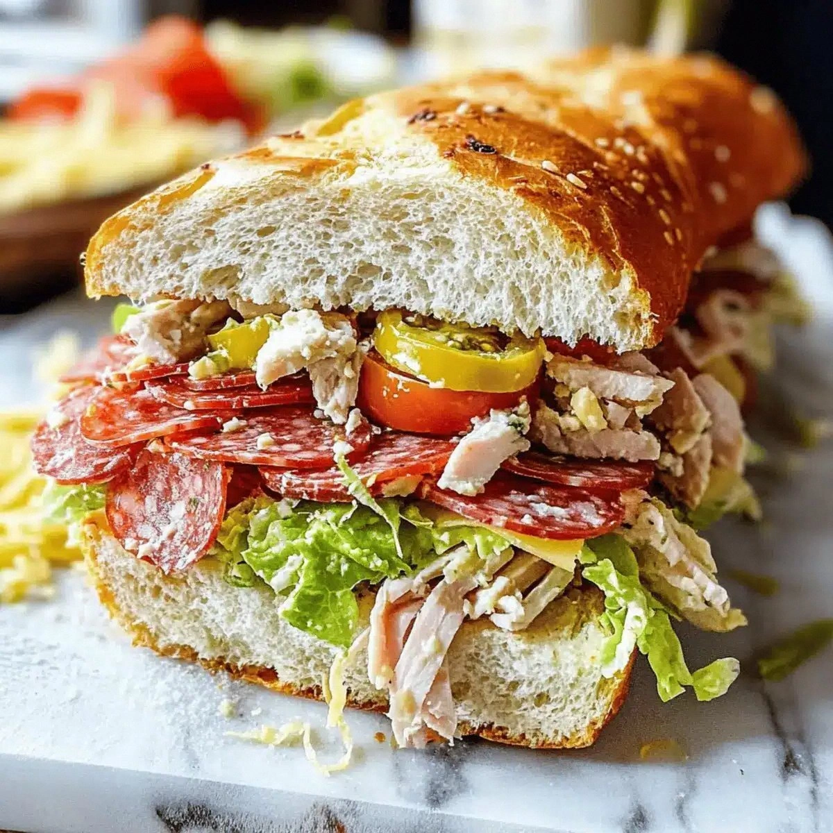 Grinder Salad Sandwich: A Flav