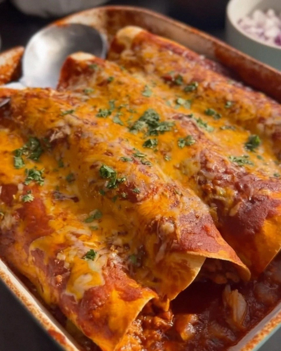 Ground Beef Enchiladas