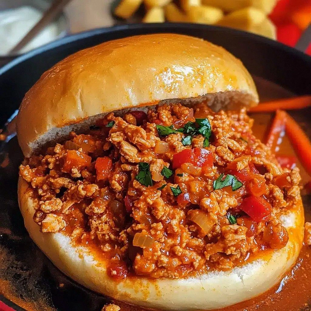 Ground Chicken Sloppy Joes Rec