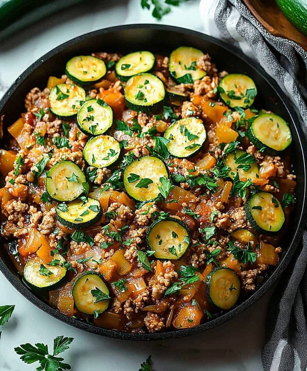Ground Turkey Zucchini Skillet: A Delicious and Healthy Recipe