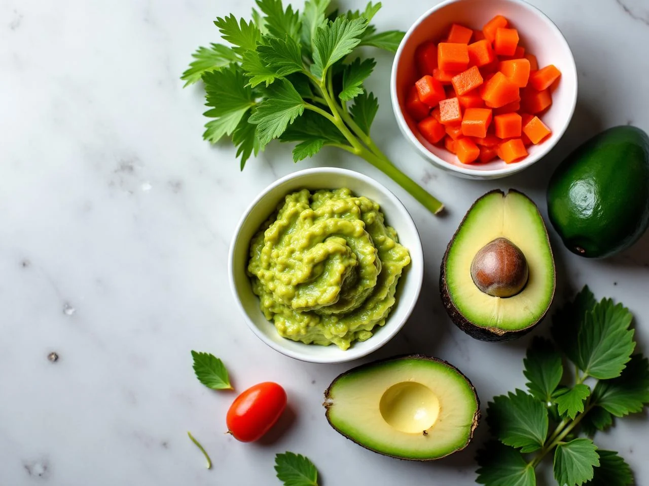 Ingredients for Guacamole