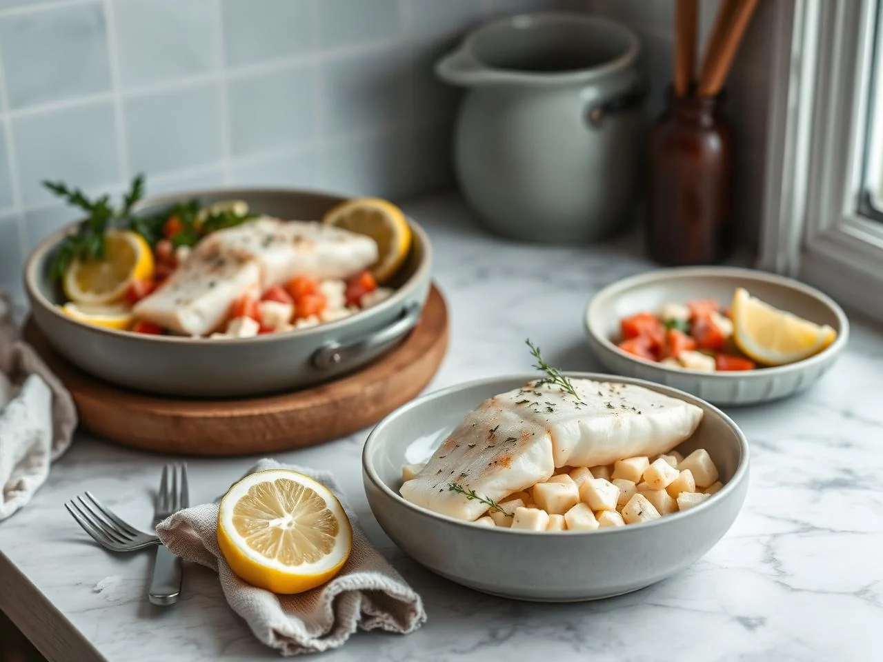 Halibut With Lemon