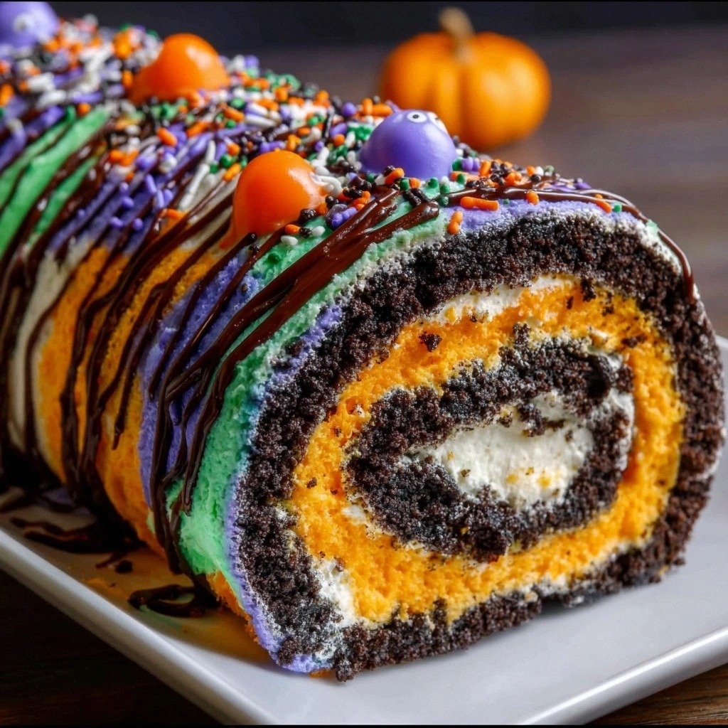 Halloween Oreo Roll A Fun, Spooky Treat to Make!