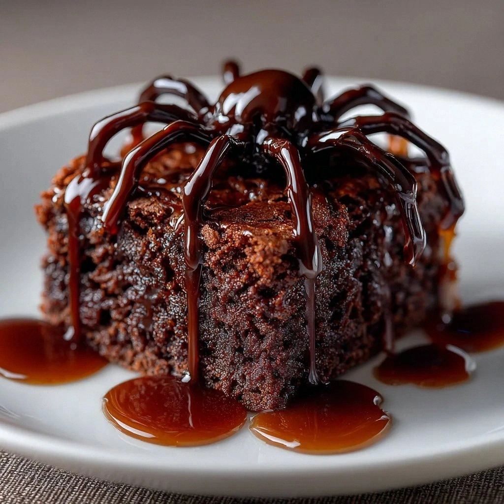 Halloween Spider Brownies