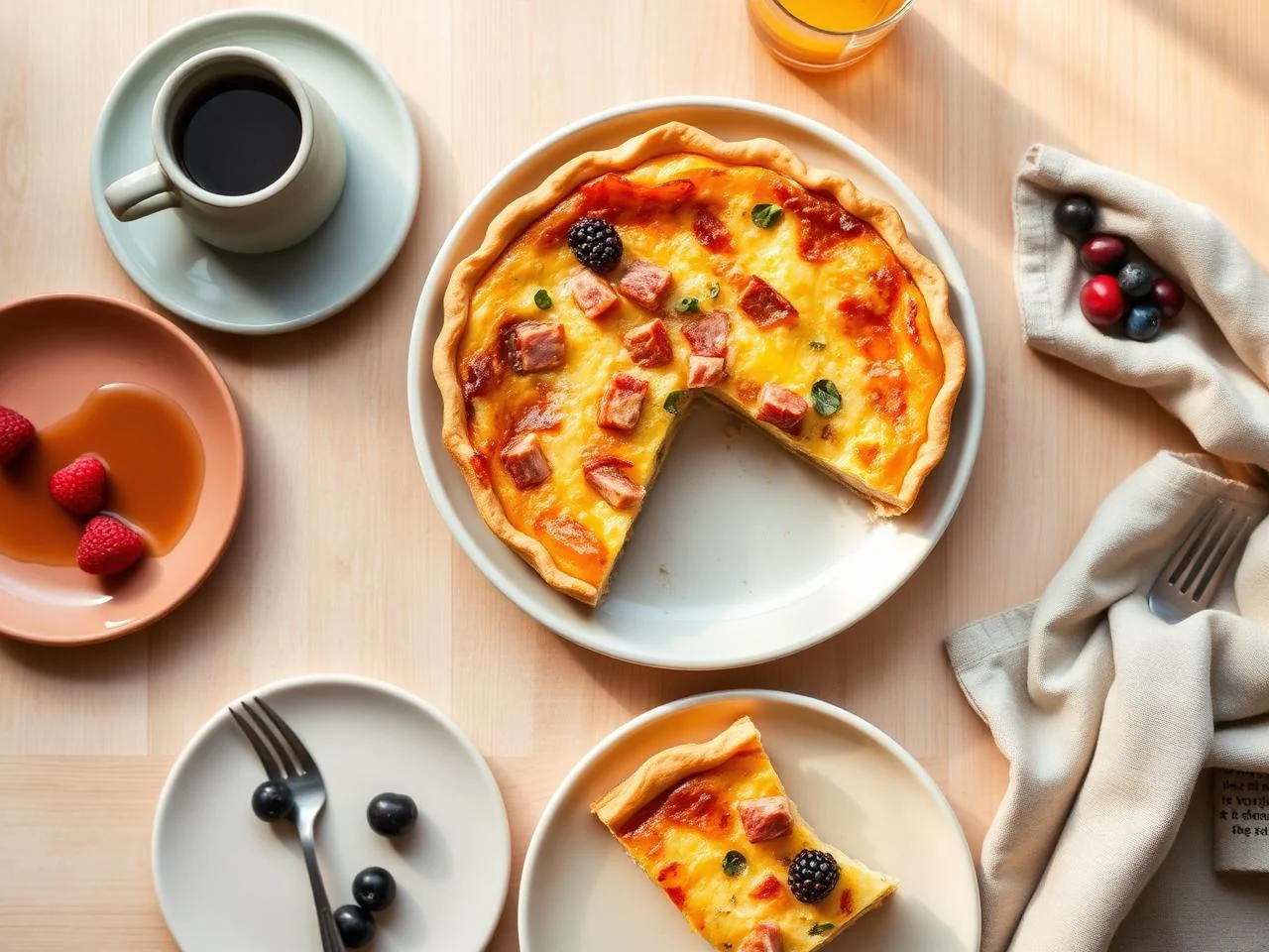 Ham And Cheese Quiche