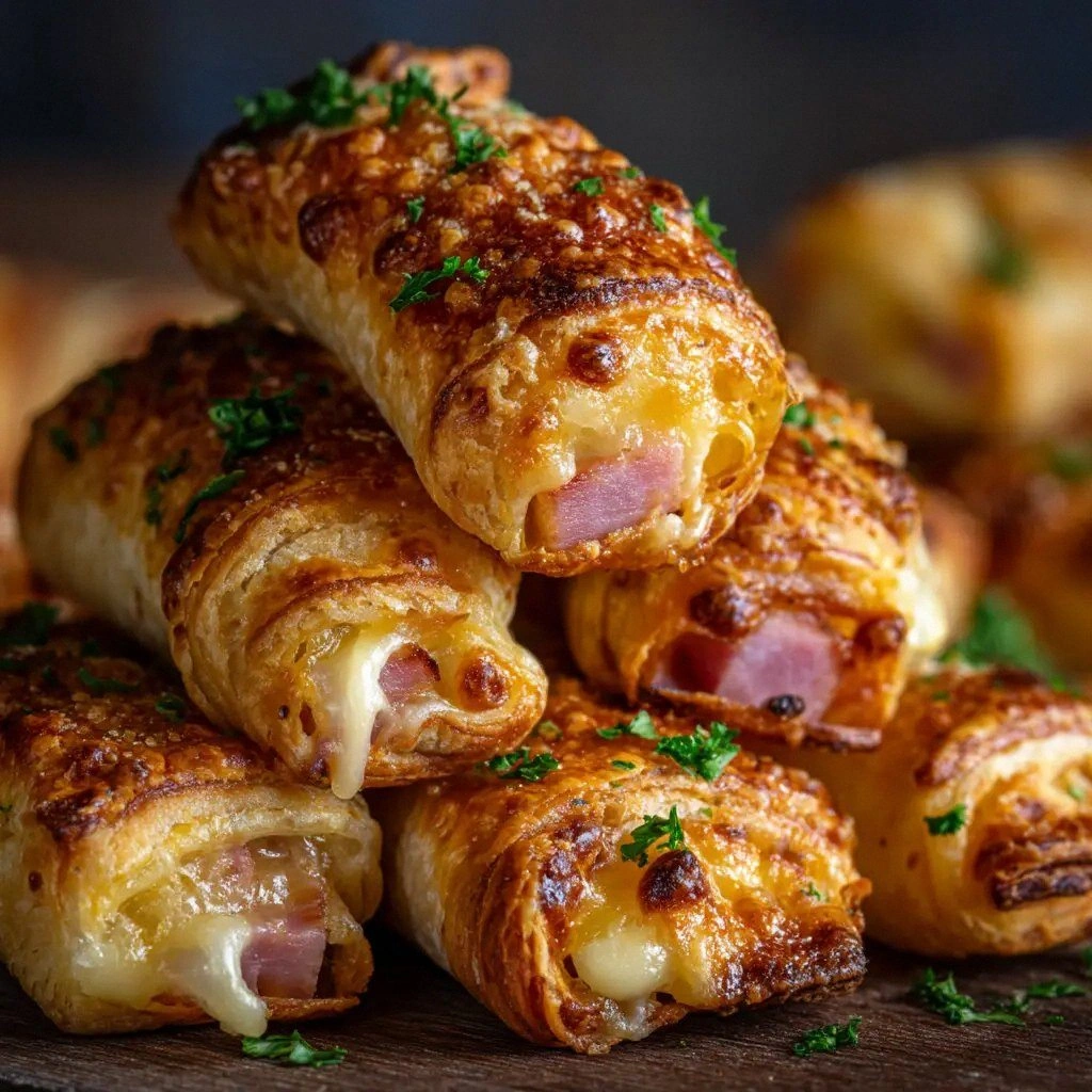 Ham and Cheese Sticks: The Eas
