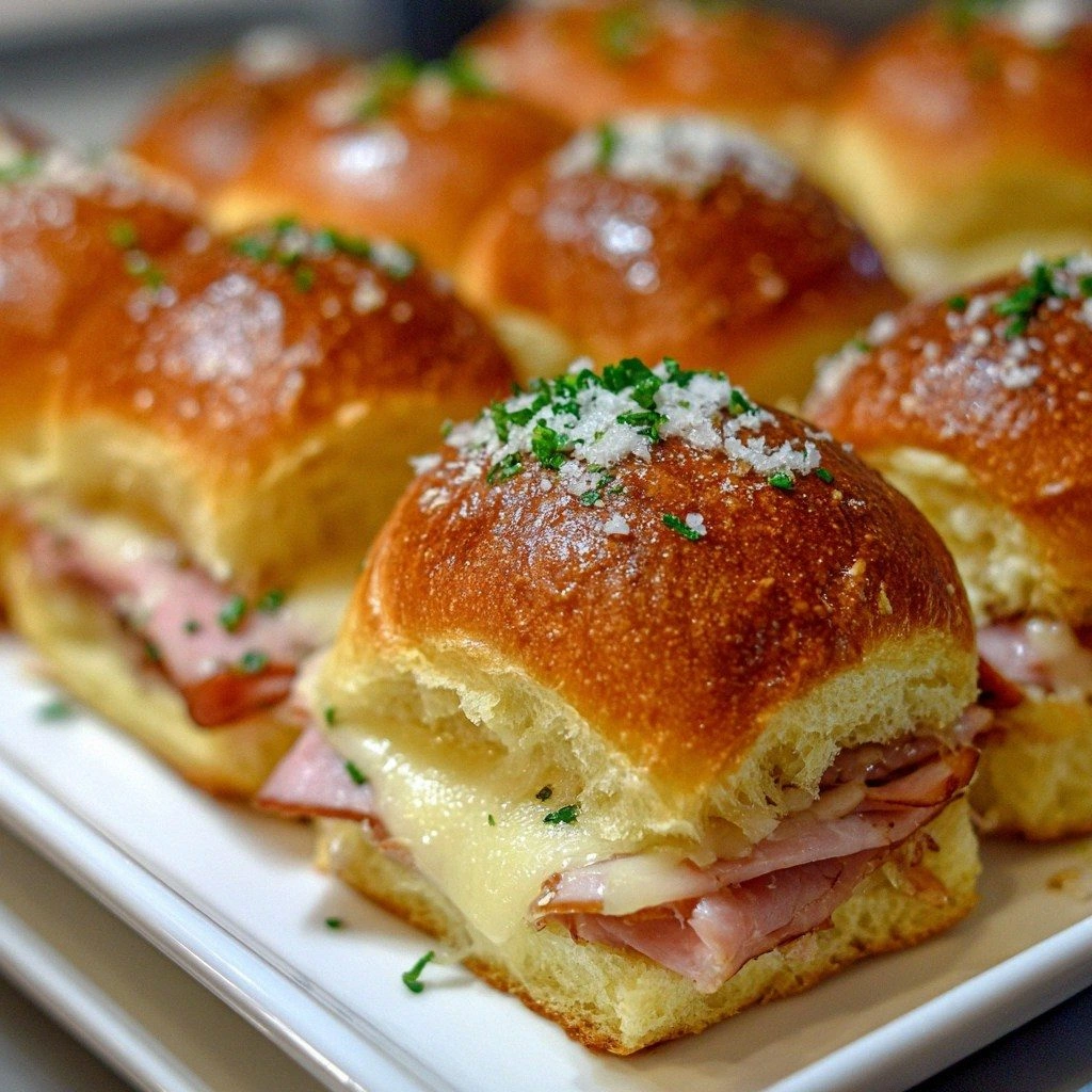 Ham and Havarti Cheese Sliders