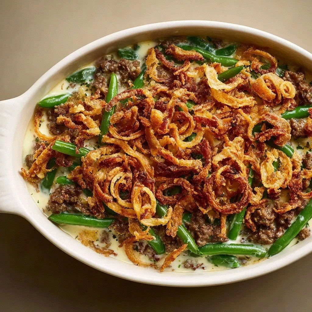 Hamburger Green Bean Casserole