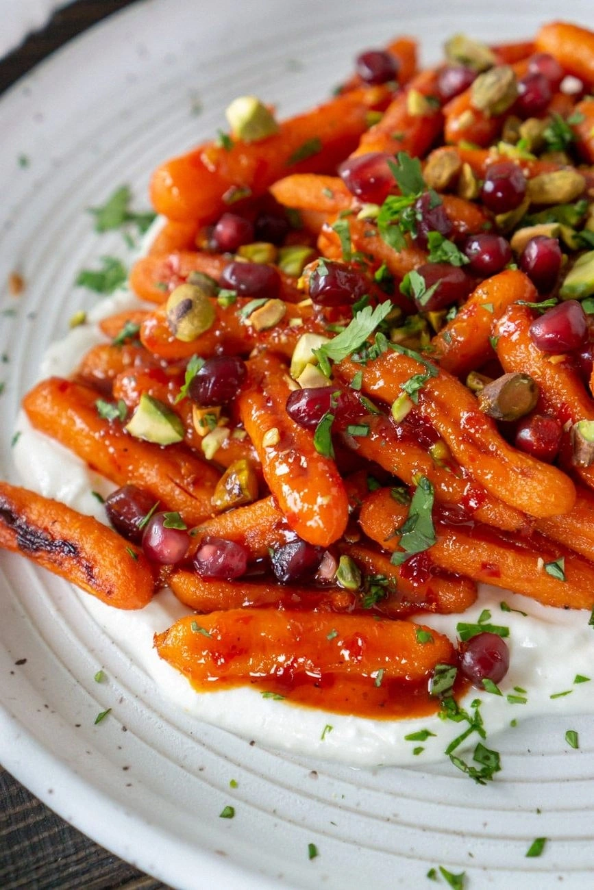 Harissa Honey Roasted Carrots
