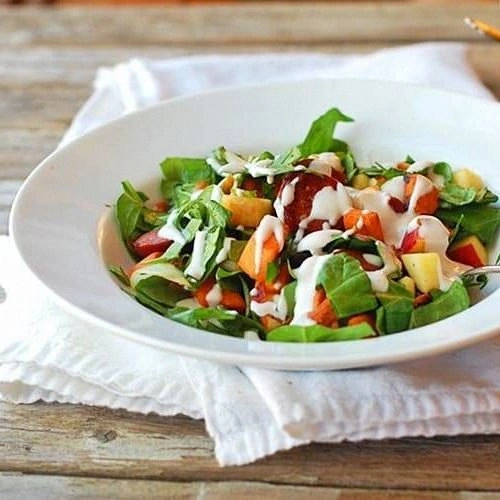 Harvest Salad with Maple Dress
