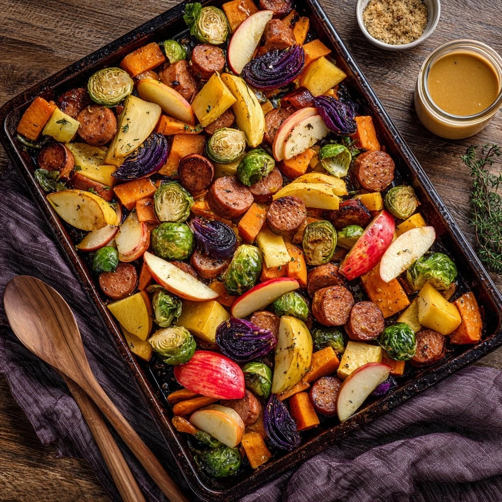 Harvest Veggie & Sausage Sheet