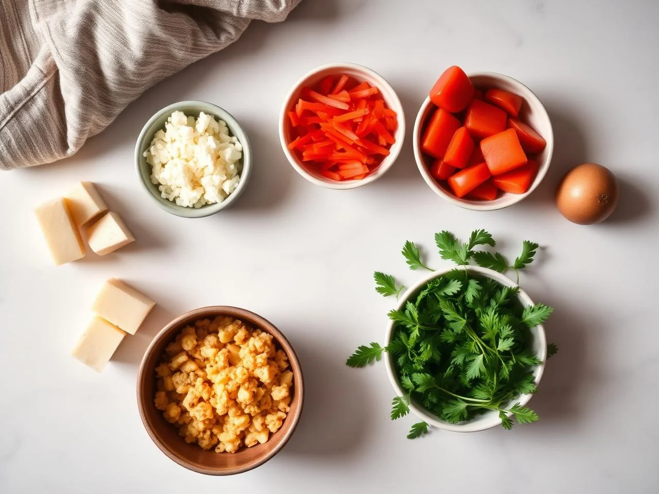 Ingredients for Hash Brown Casserole