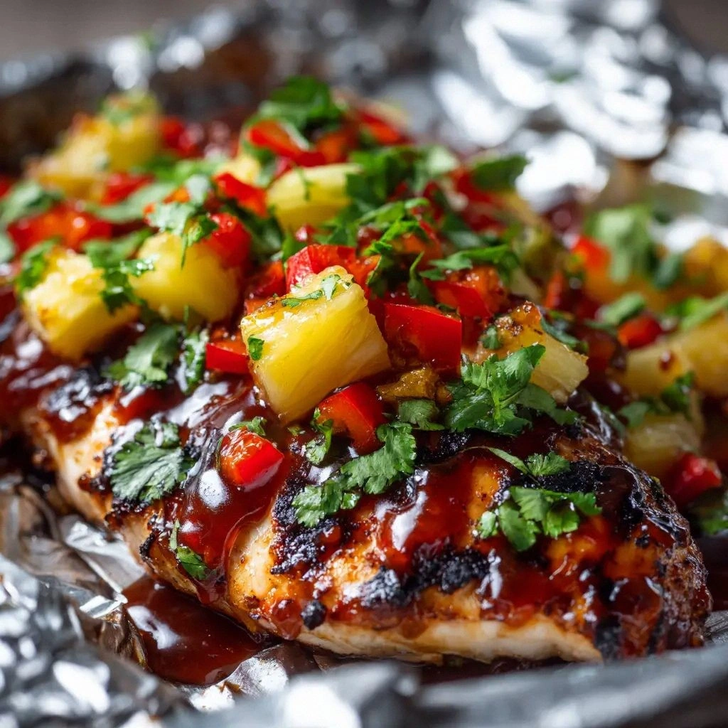 Hawaiian BBQ Chicken Pineapple