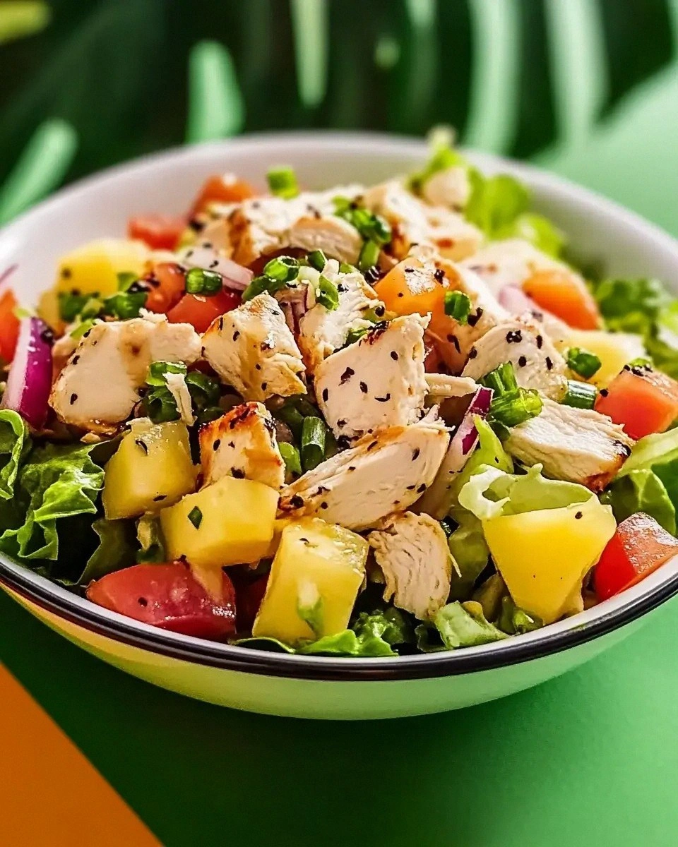 Hawaiian Chicken Salad Recipe is a tropical delight!