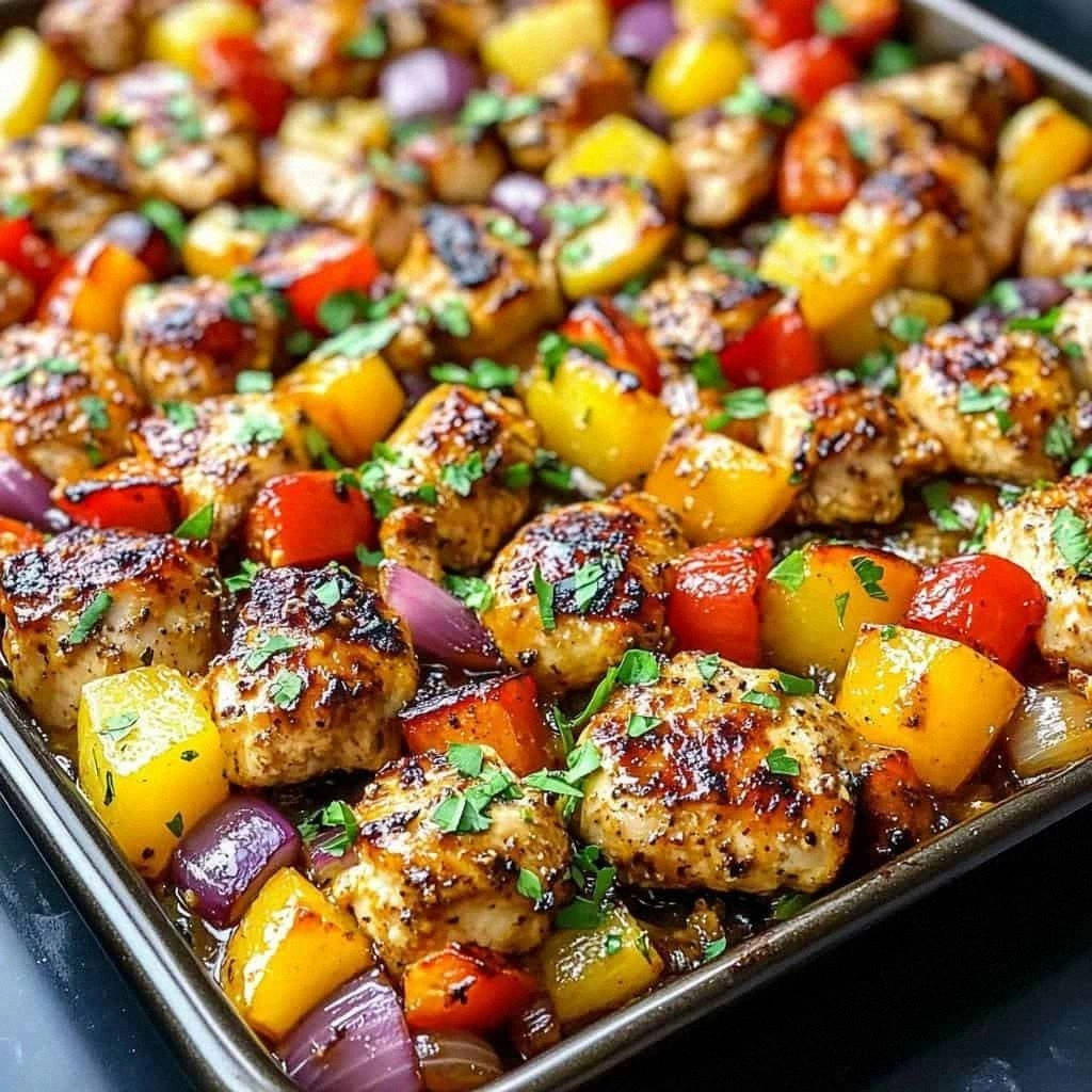 Hawaiian Chicken Sheet Pan: Easy One-Pan Dinner Recipe