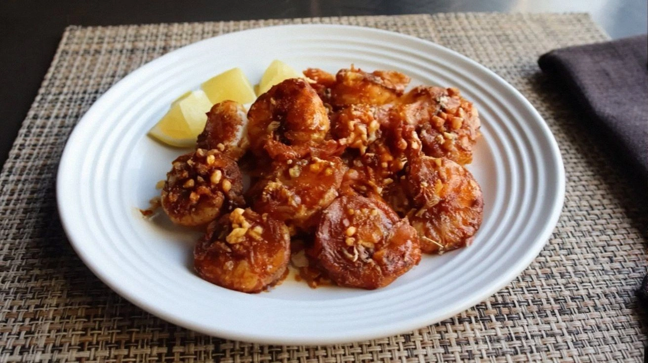 Hawaiian Garlic Shrimp Scampi 