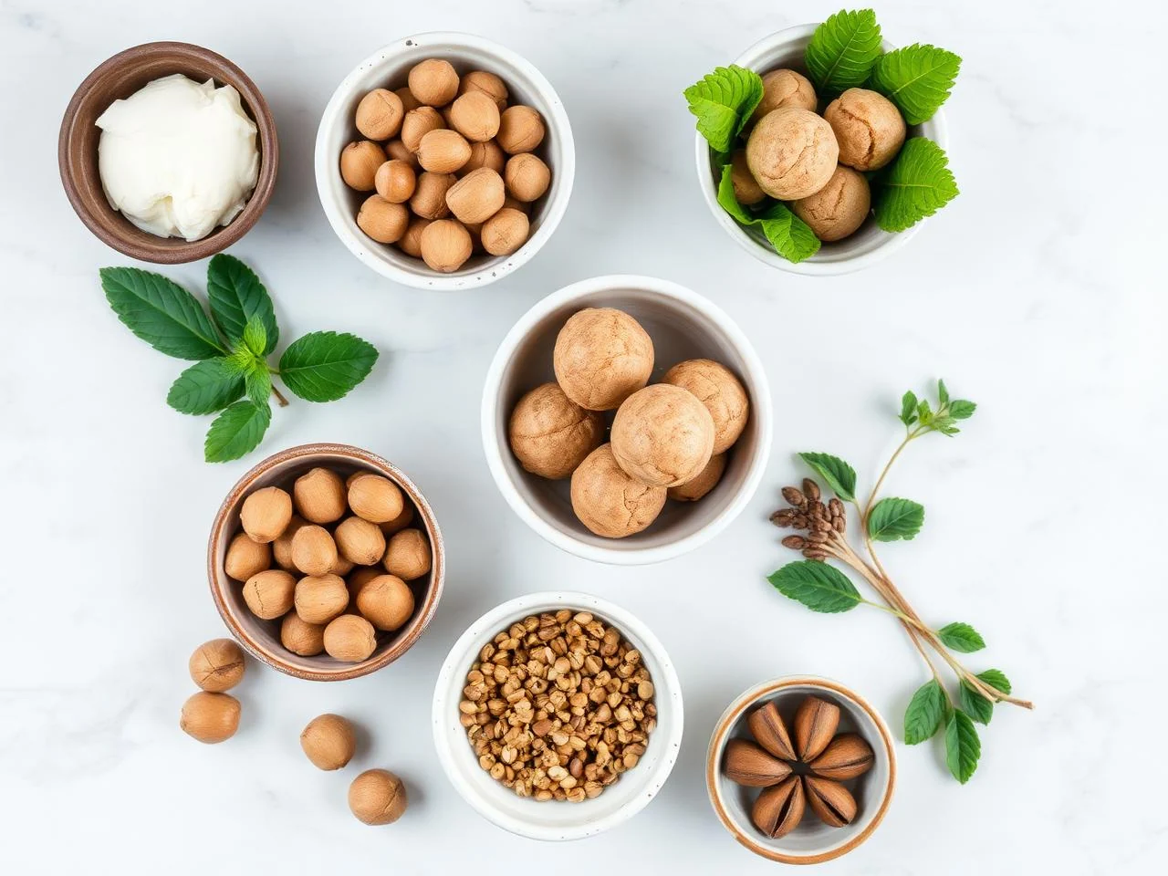 Ingredients for Hazelnut Fat Bombs