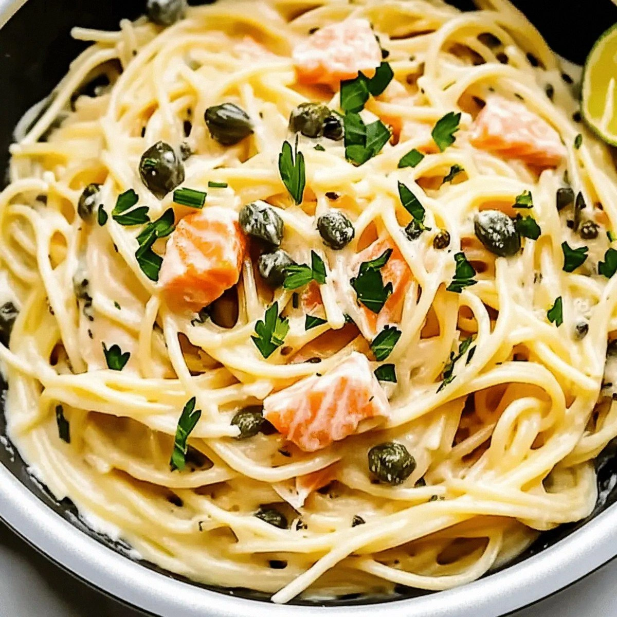 Healthier Smoked Salmon Linguine for a Quick Family Dinner