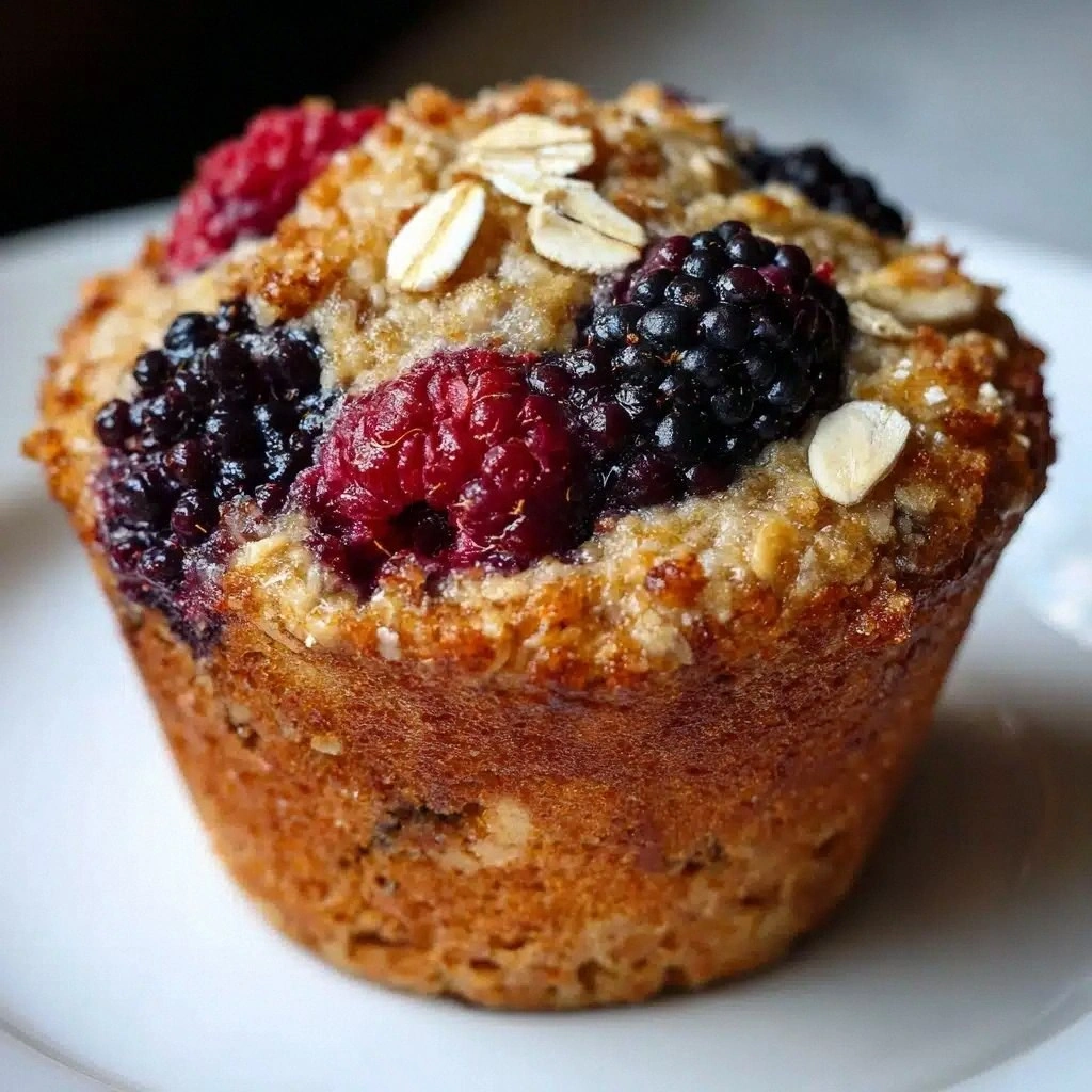Healthy Berry Oatmeal Protein