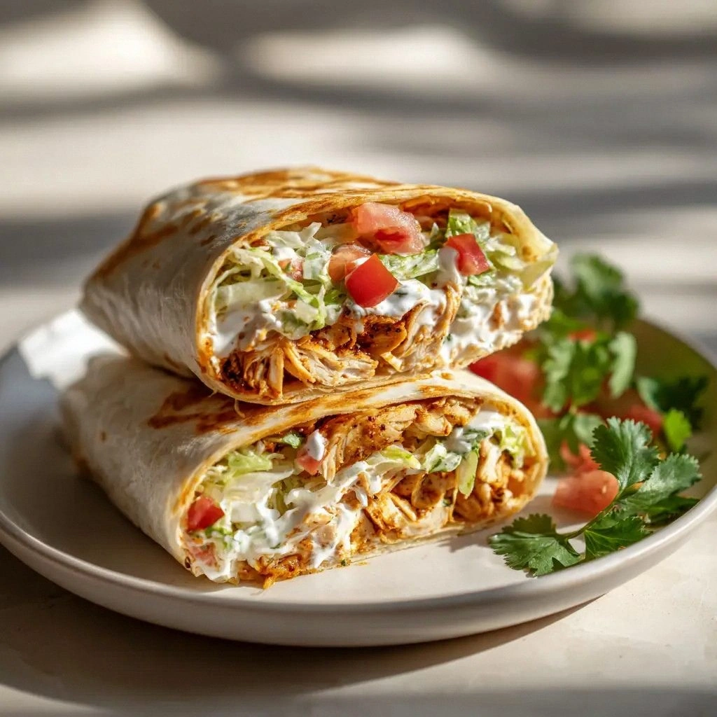 Healthy Chicken Crunch Wrap (E