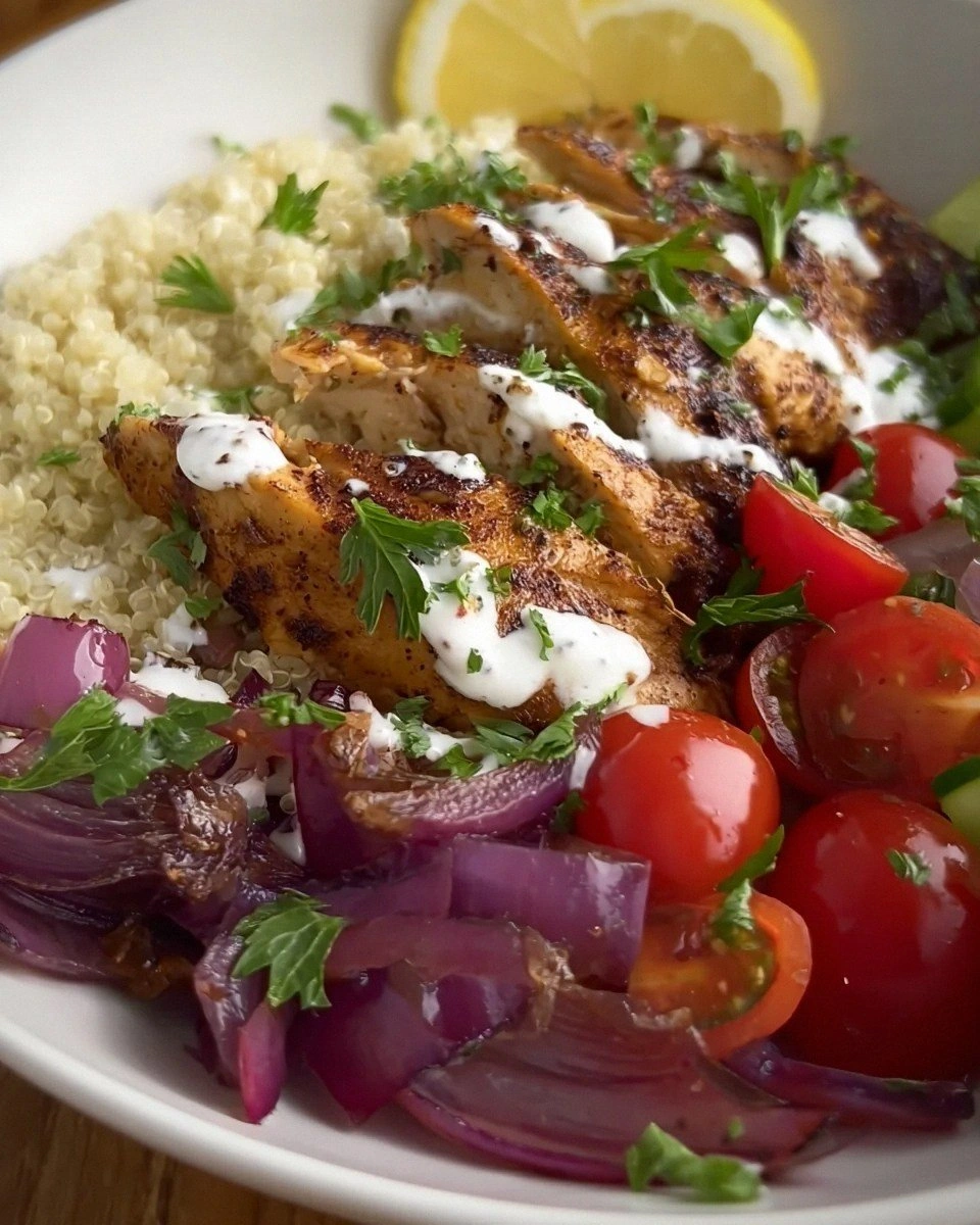 Healthy Chicken Shawarma Bowls