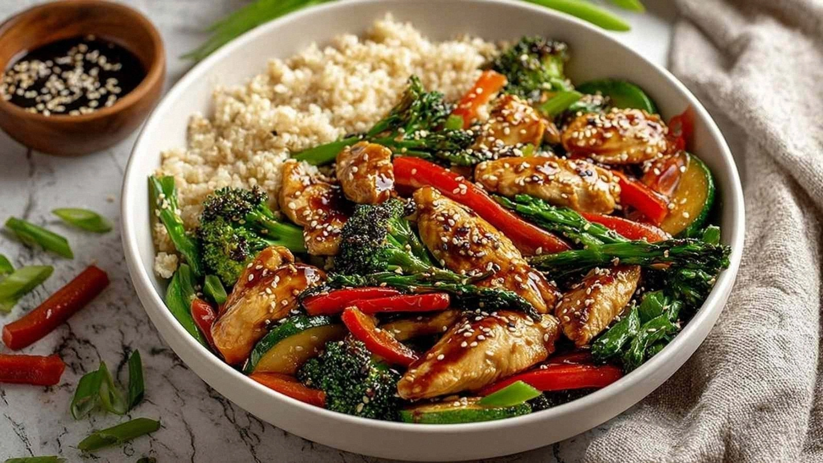 Healthy Chicken Stir Fry Skill