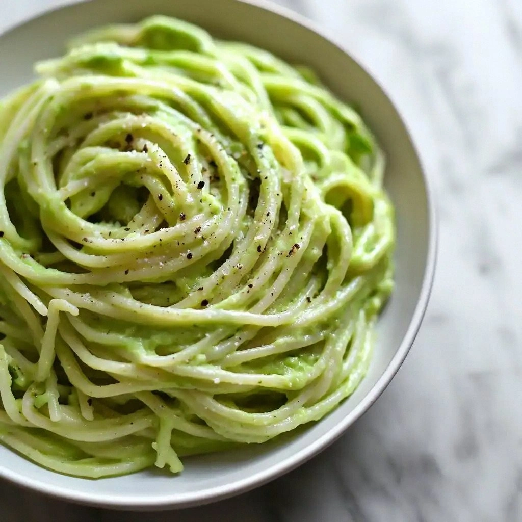 Healthy Creamy Avocado Pasta R