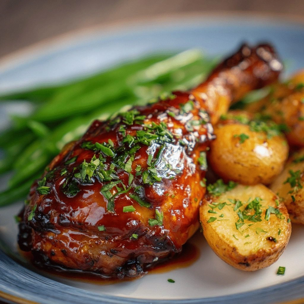 Healthy Crockpot Chicken Leg Q