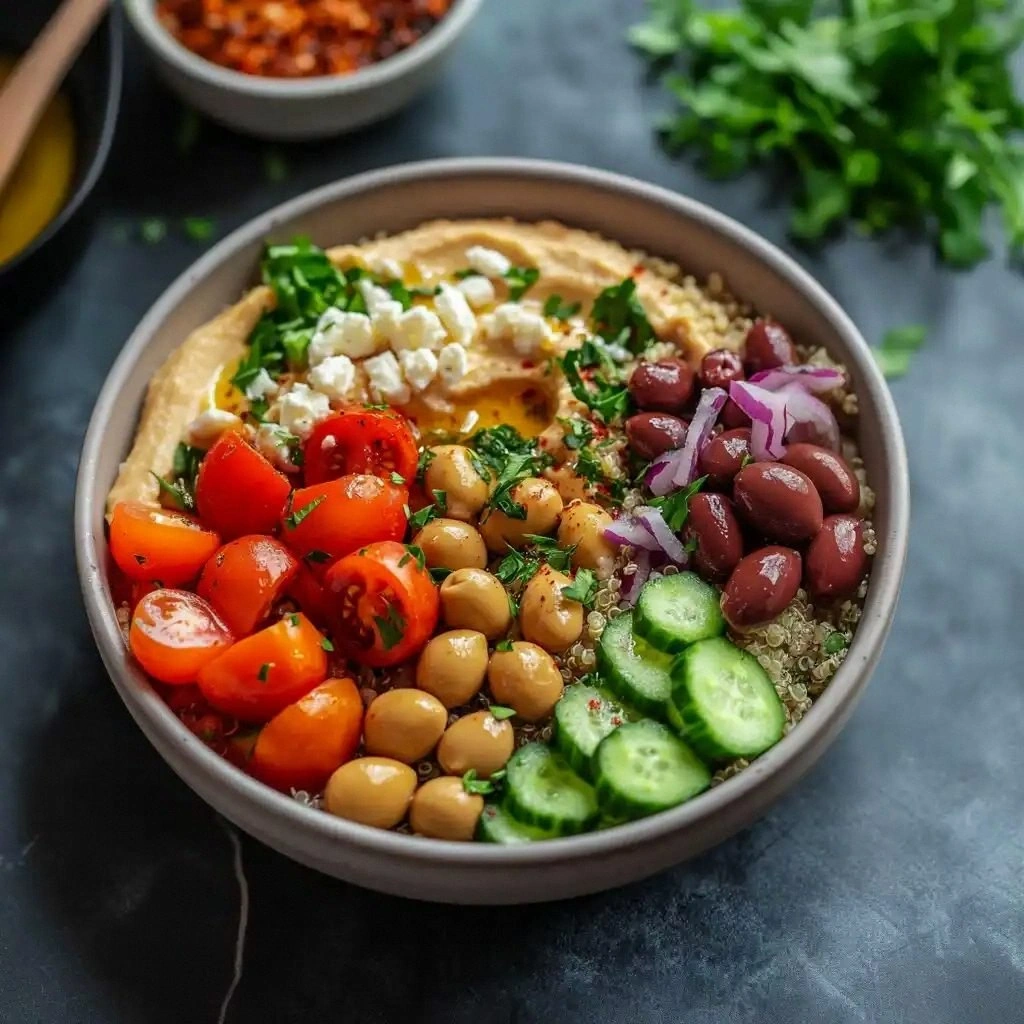 Healthy Mediterranean Hummus B