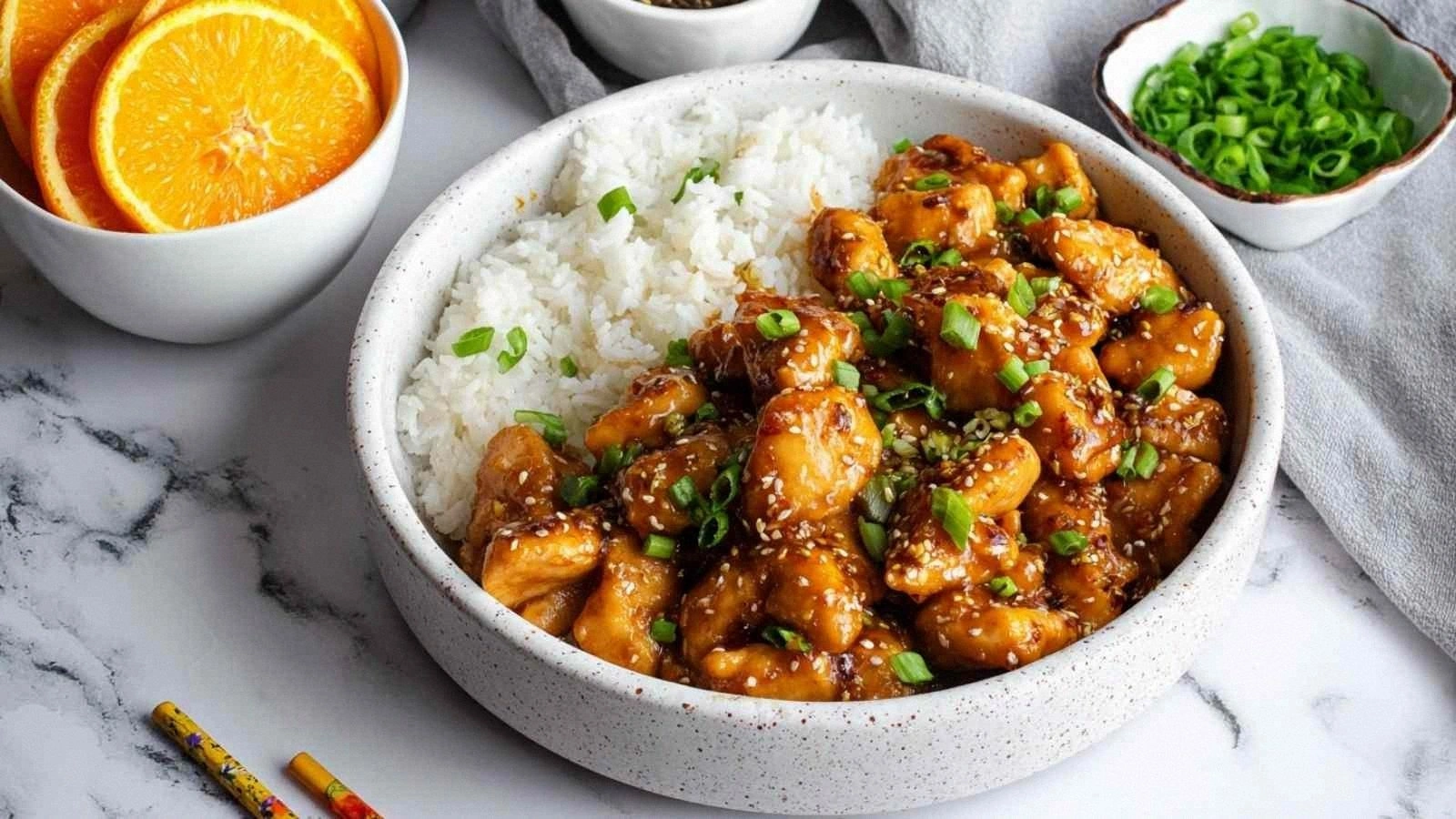 Healthy Orange Chicken