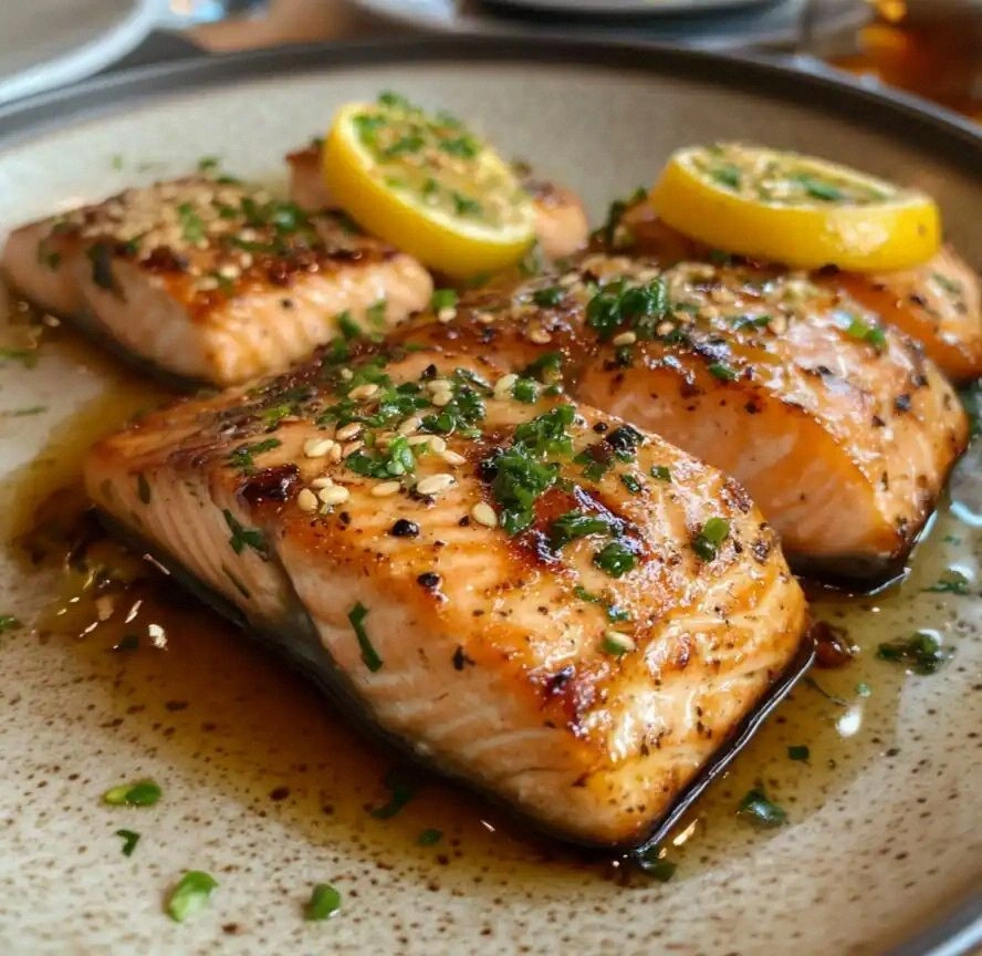 Healthy Sesame Ginger Salmon