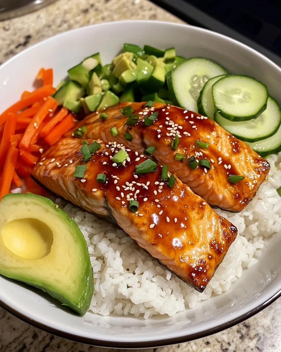 Healthy Sweet Chili Salmon Bowl Recipe: A Flavorful Delight!
