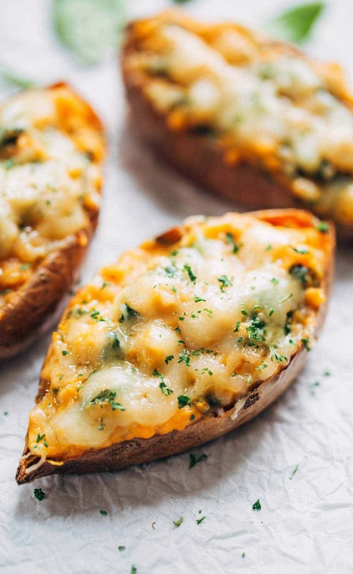 Healthy Sweet Potato Skins