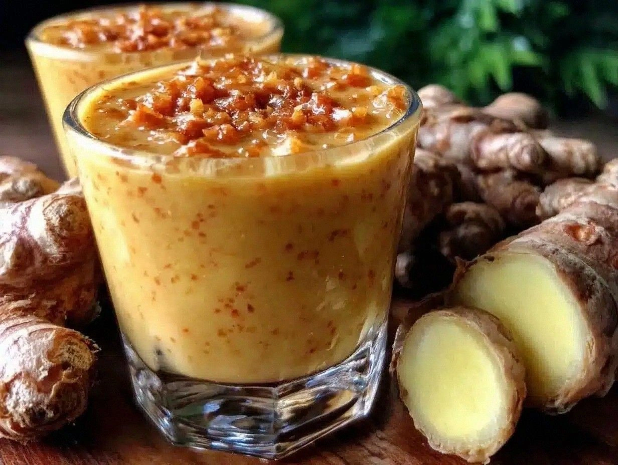Healthy Turmeric Ginger Wellness Shot Recipe for Natural Energy Boost