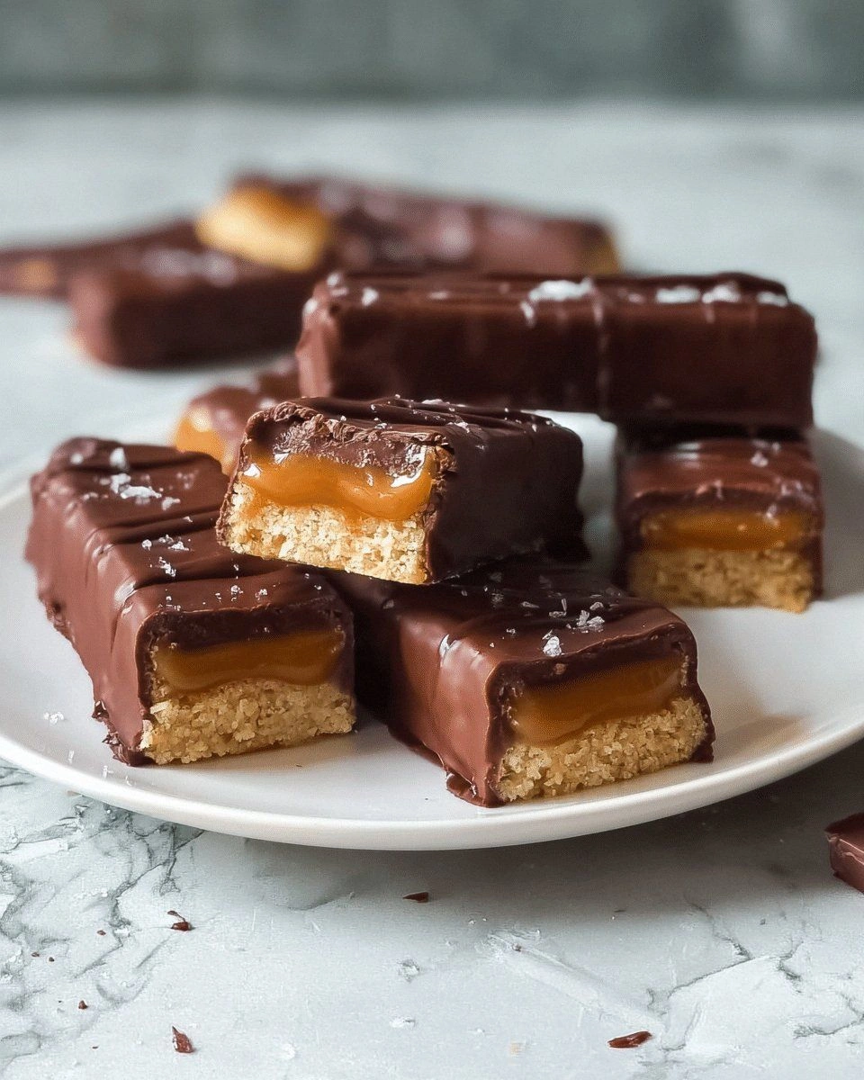Healthy Twix Bars