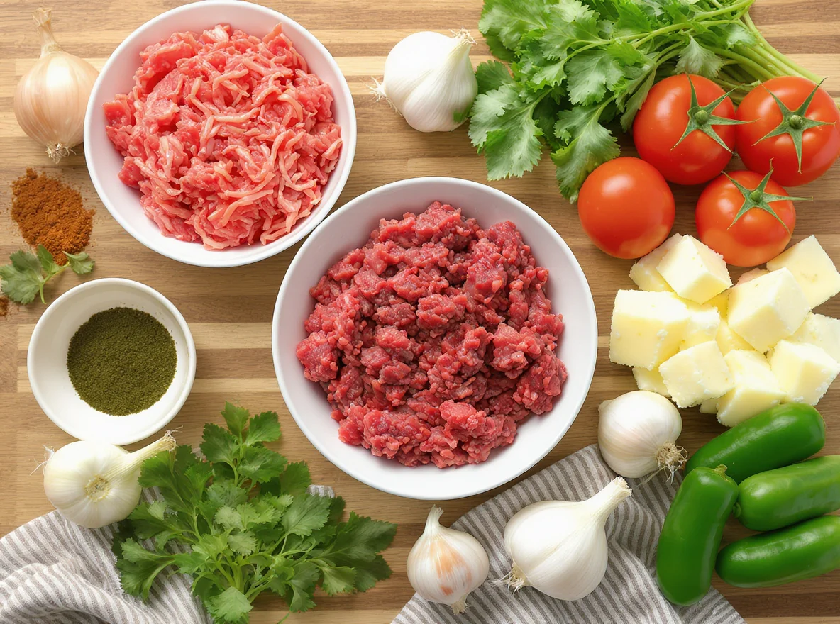 Ingredients for Hearty Beef Stew