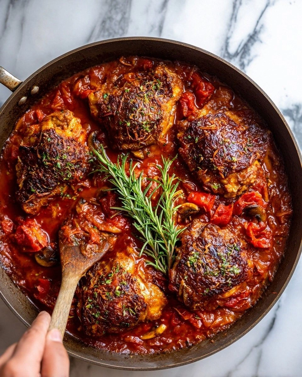 Hearty Chicken Cacciatore Reci