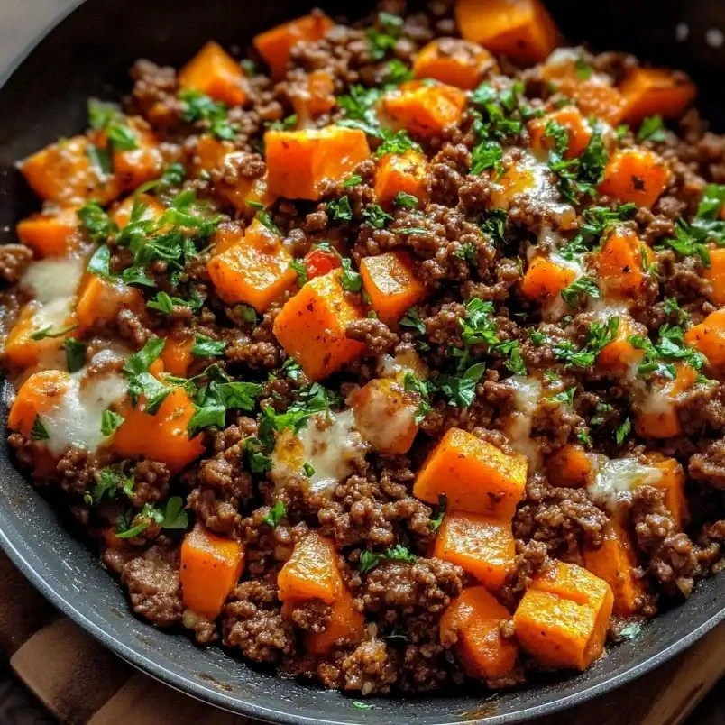 Hearty Ground Beef and Sweet P