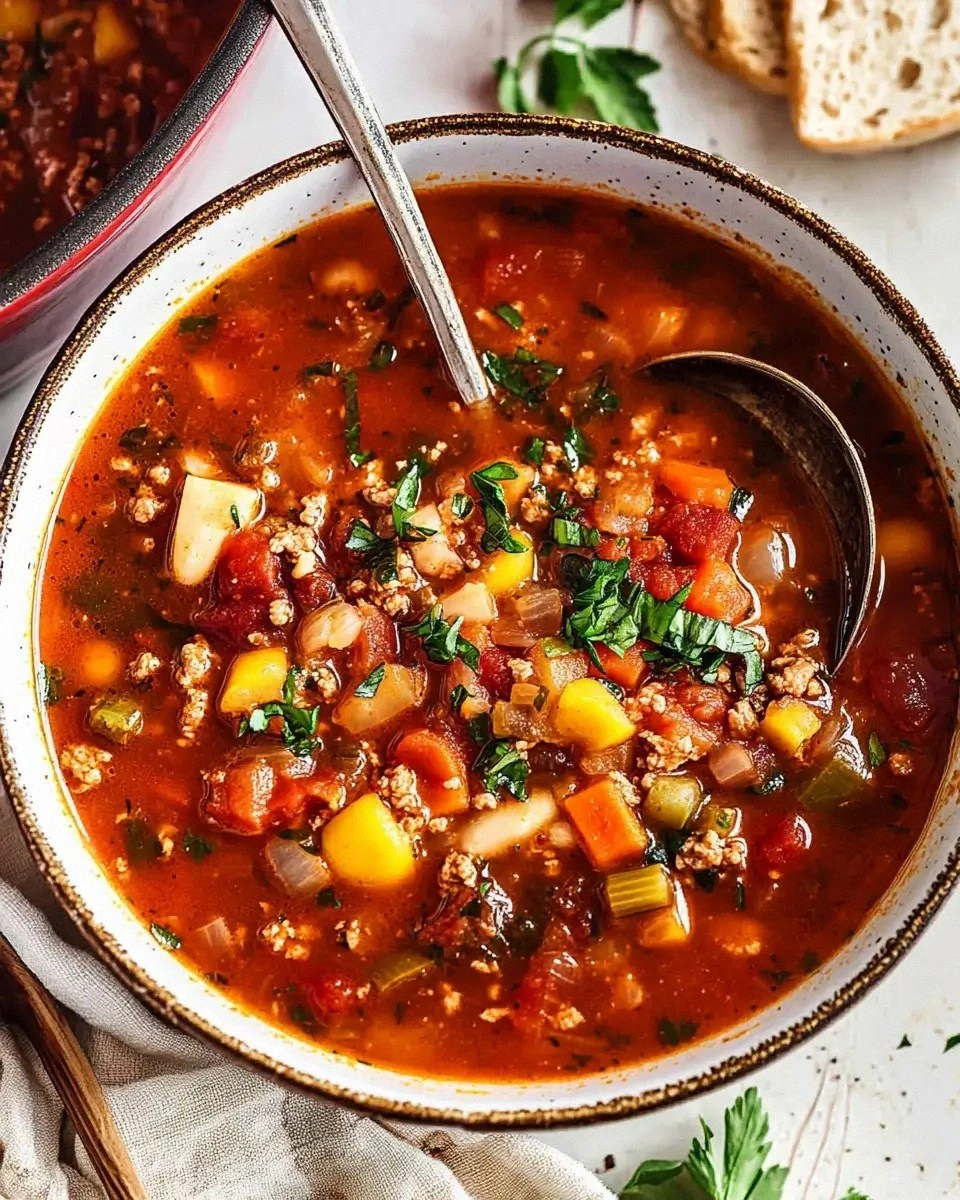 Hearty Italian Vegetable Soup: A Warm, Healthy Delight!