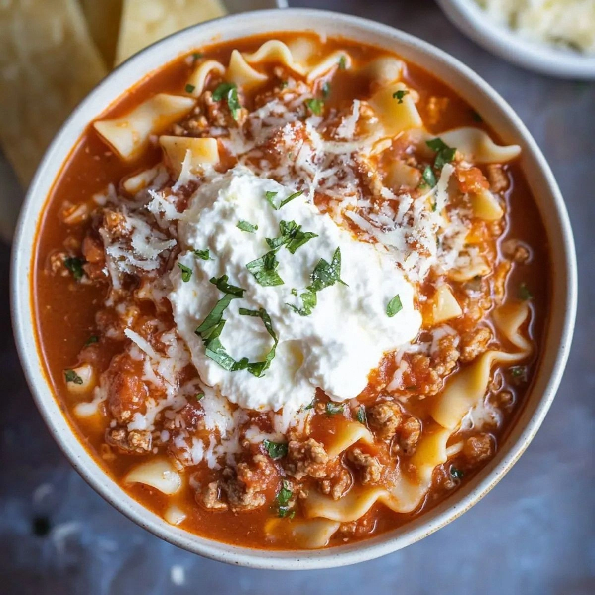 Hearty Lasagna Soup That Will