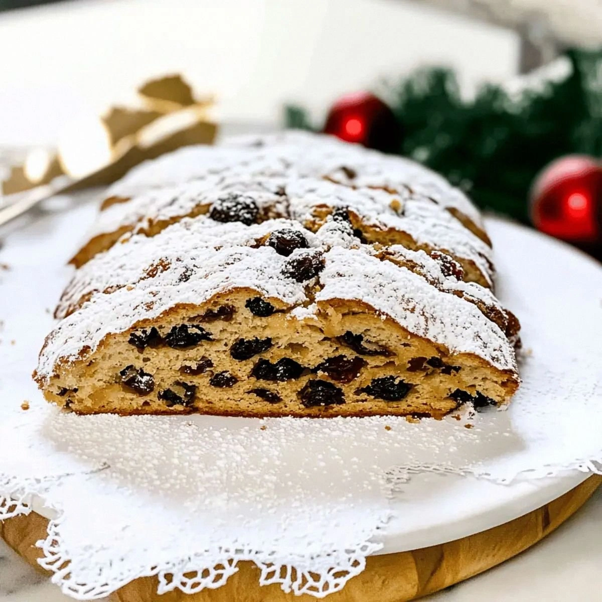 Heavenly Christmas Stollen Bread for Your Festive Table