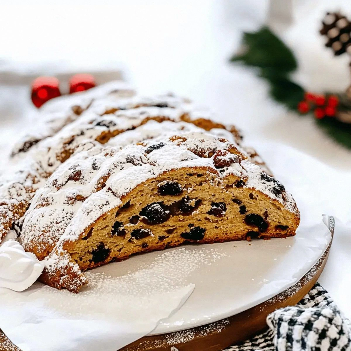 Heavenly Christmas Stollen Bread for Your Festive Table