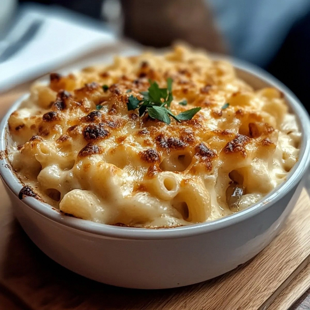 Heavenly French Onion Soup Mac & Cheese Comfort Bowl