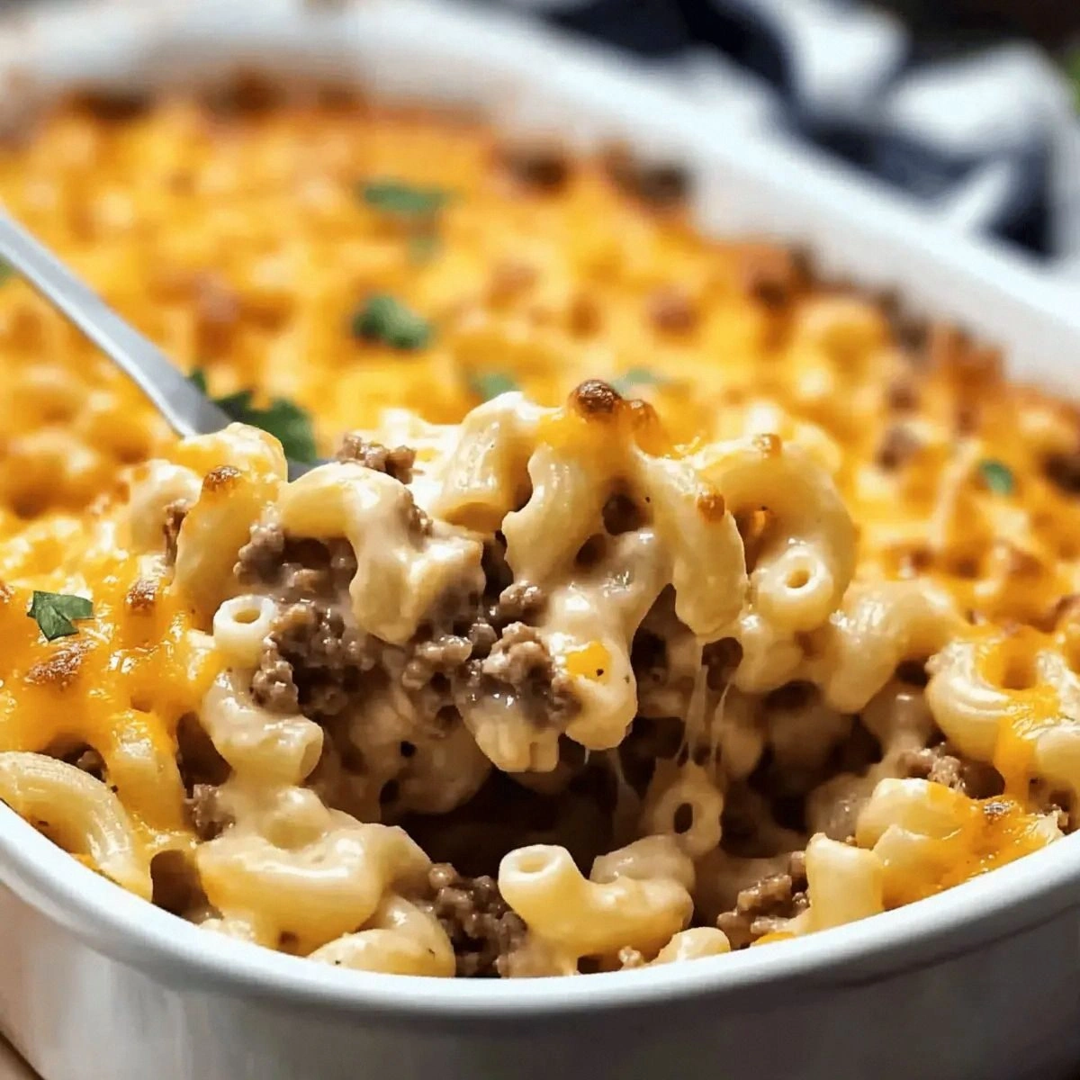 Heavenly Hamburger Mac and Cheese Casserole for Family Fun