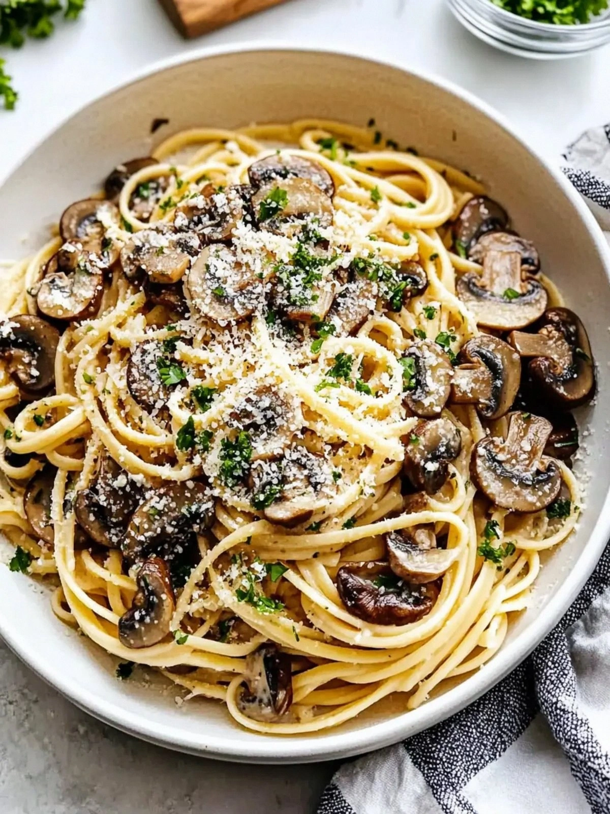Heavenly Mushroom Parmesan Pas