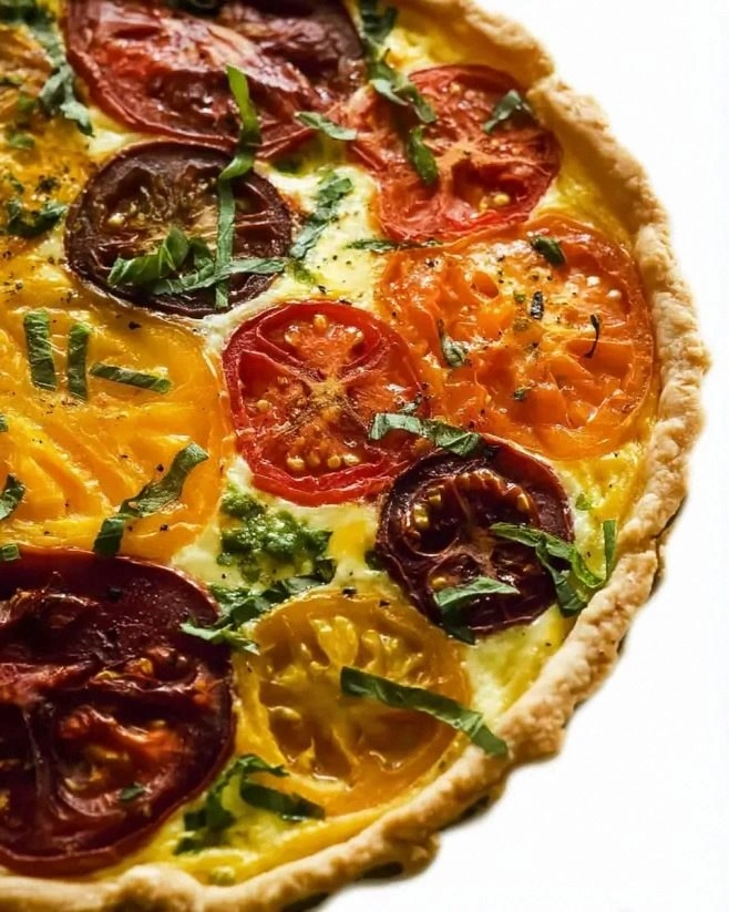 Heirloom Tomato Ricotta Tart: A Delicious, Easy Delight!